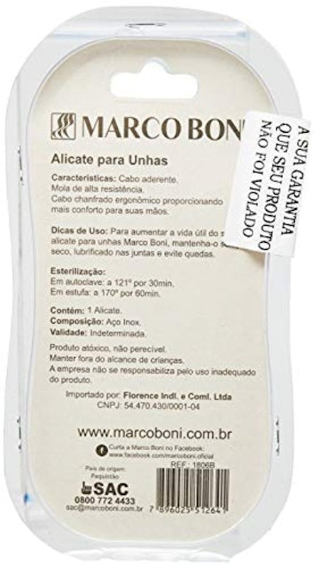 Alicate para Unhas Marco Boni 2
