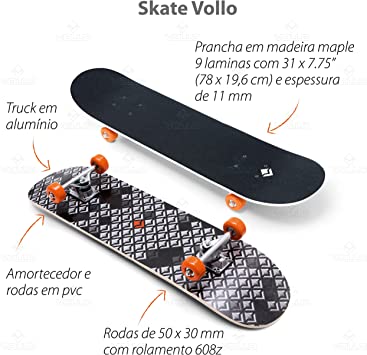 Skate Vollo com Amortecedor 4