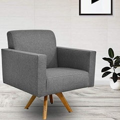 Kit 2 Poltronas Decorativas Giratórias Helô L02
