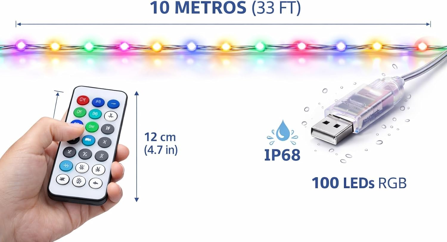 Pisca Pisca LED 10 m 5