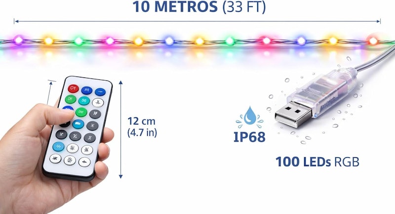 Pisca Pisca LED 10 m 5
