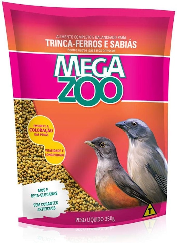 Ração Extrusada para Trinca-ferro e Sabiá 1