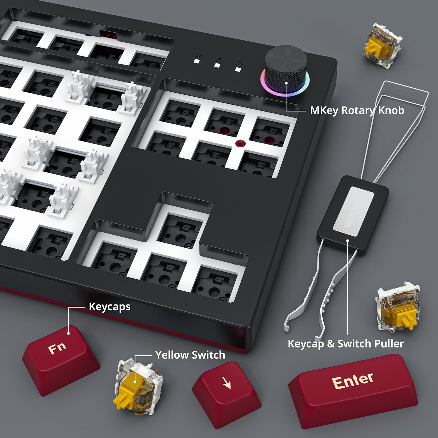 Teclado Mecânico para Jogos MKey TKL 5