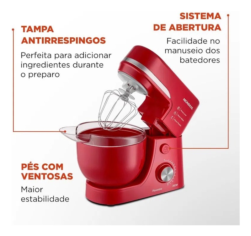 Batedeira Planetária Mondial 5
