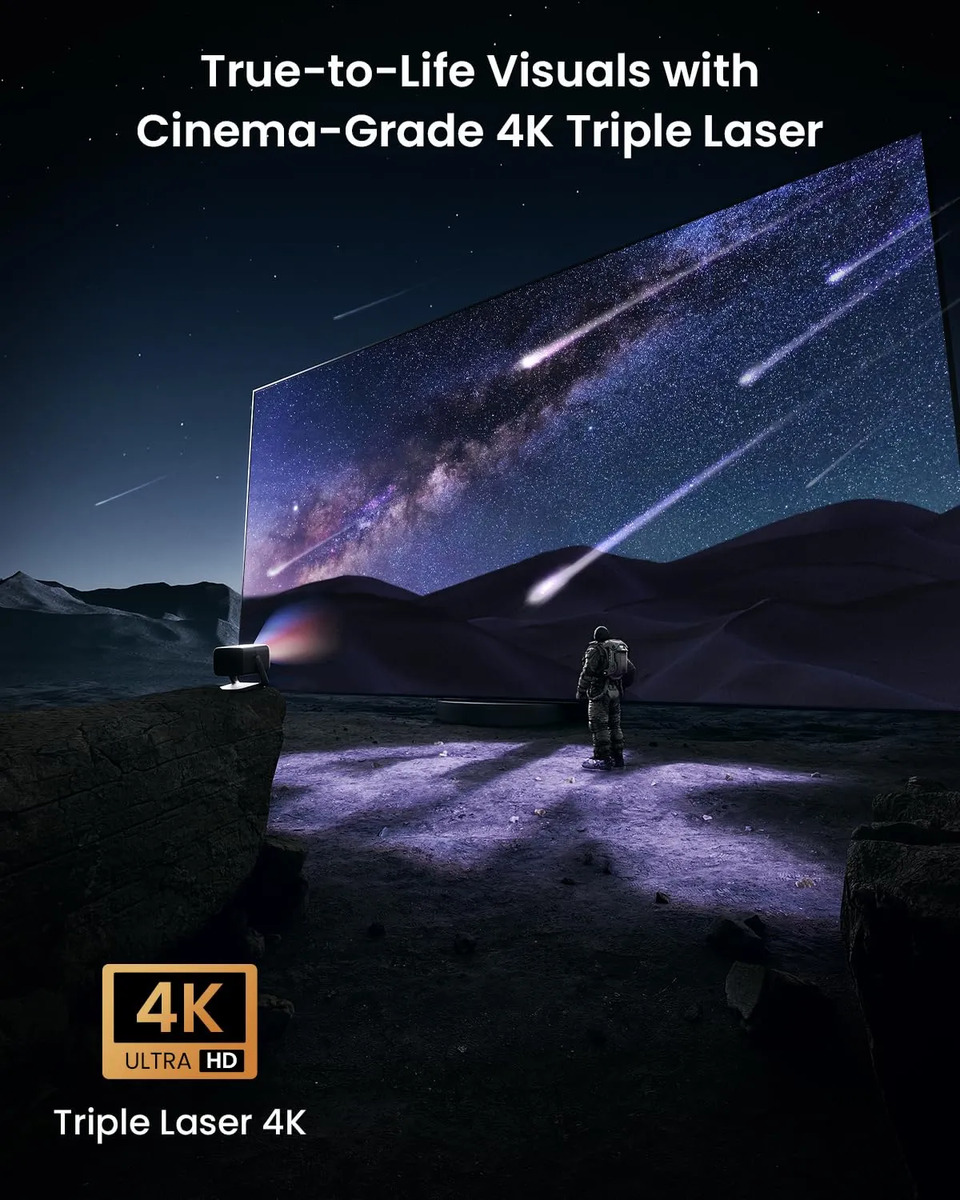 JMGO N1S Ultimate Projetor Gimbal 4K 3