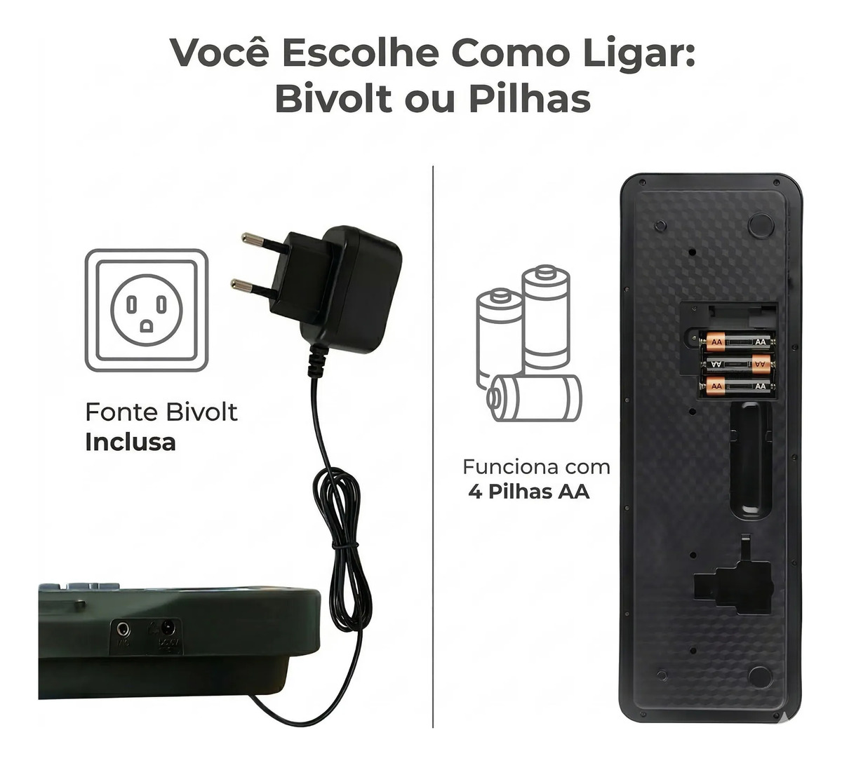Brinquedo Teclado Eletrônico 61 teclas Waver 3