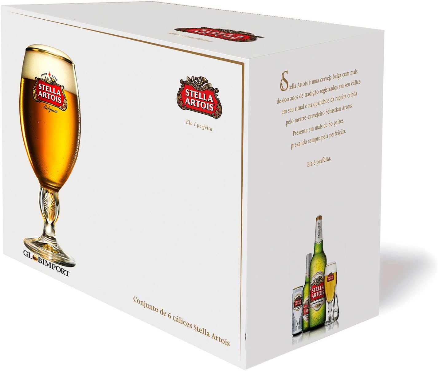 Jogo com 6 Taças para Cerveja Stella Artois 5