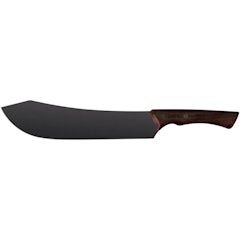 Faca para Carne Tramontina Churrasco Black com Lâmina de Aço Inox Escurecido e Cabo de Madeira 10"