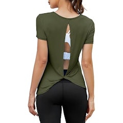 Camisetas Femininas de Ginástica Atléticas