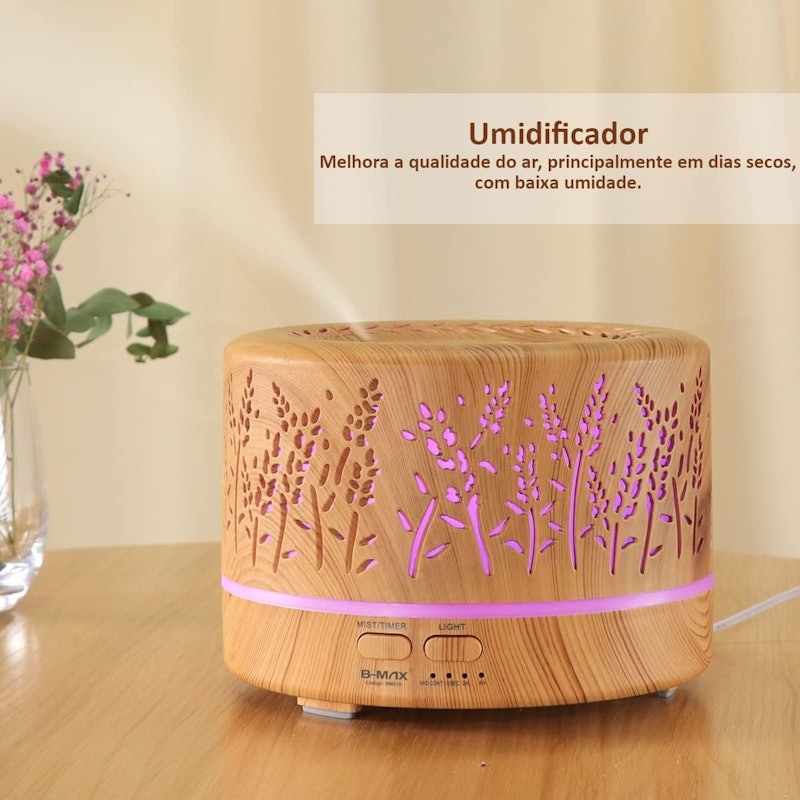 Difusor Aromatizador Ambiente para Óleo Essencial 700 ml 2