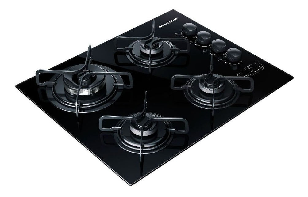 Cooktop 4 Bocas Brastemp com Duplachama e Timer Touch 2