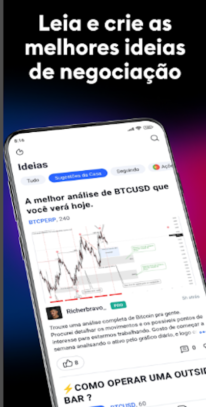 TradingView: Siga os Mercados 4