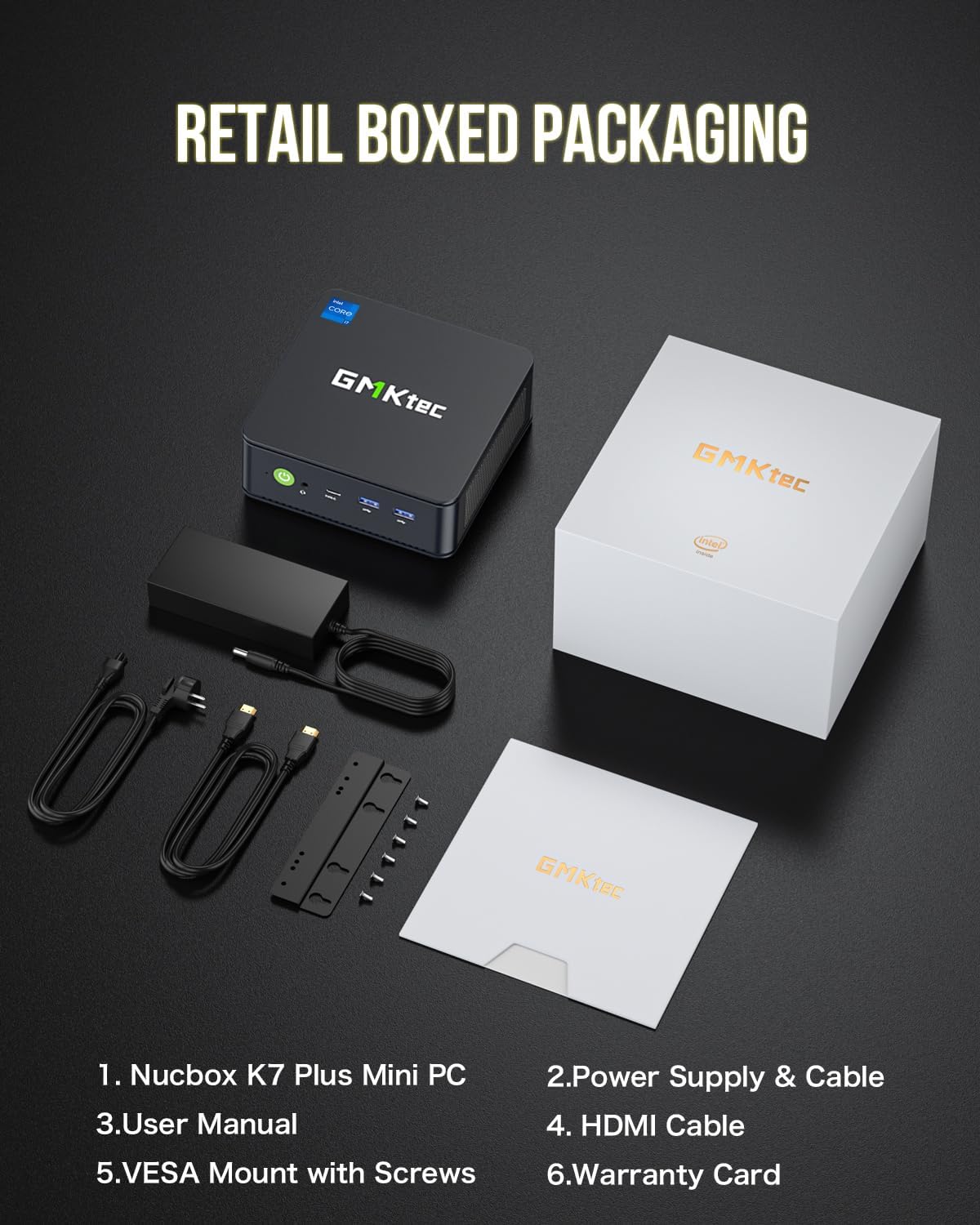 Mini PC Intel Core i7 13620H NucBox K7 Plus 5