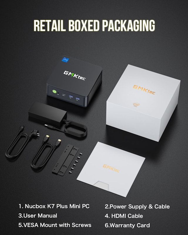 Mini PC Intel Core i7 13620H NucBox K7 Plus 5