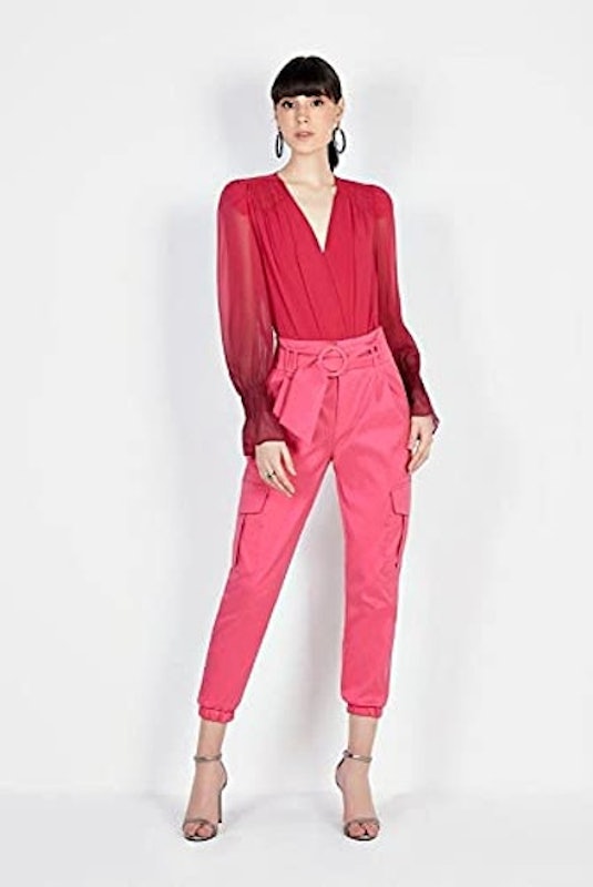 Calça Cargo Feminina com Cinto Dimy 2