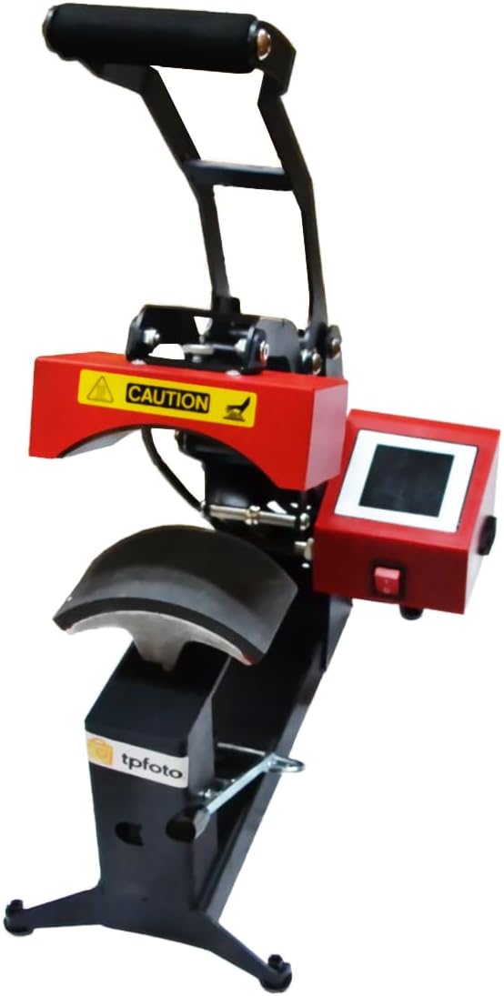 Prensa 3x1 para Sublimação de Bonés e Canetas com Painel Touch Screen 3