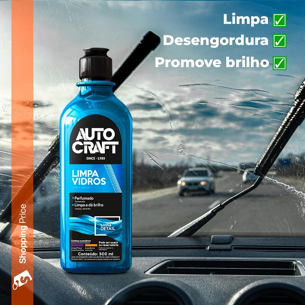Autocraft Limpa-Vidros 2