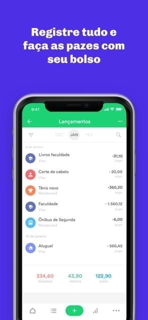 Organizze: Controle de Gastos e Despesas Mensais 4