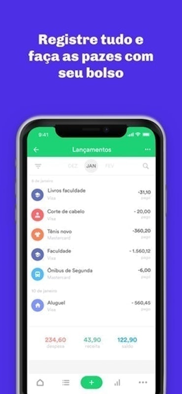 Organizze: Controle de Gastos e Despesas Mensais 4