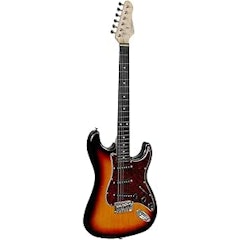 Guitarra Elétrica Giannini G-100 3 Tone Sunburst com escudo Tortoise 3TS/TT
