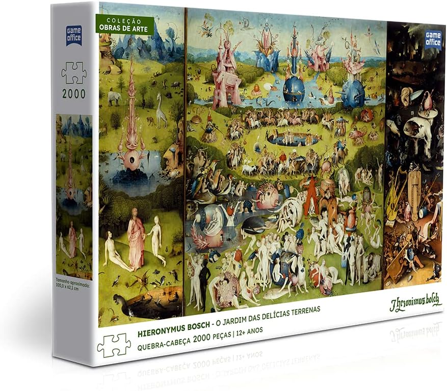 Quebra-Cabeça 2000 Peças O Jardim das Delícias Terrenas 2