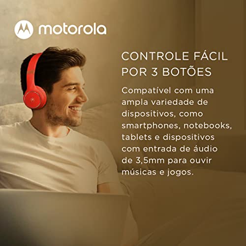 Fone de Ouvido Bluetooth Motorola Moto XT 220 | Vermelho 5