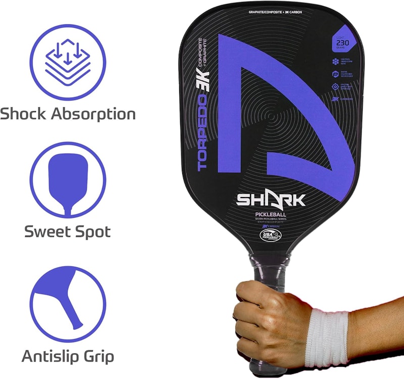 Raquete de Pickleball Shark Torpedo 4