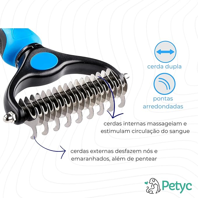 Escova Rake Desembaraçadora Profissional 4