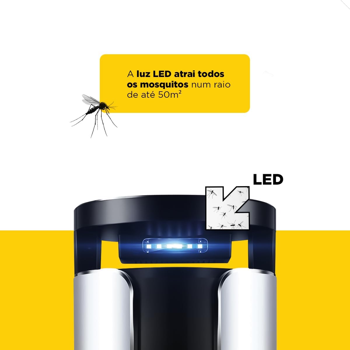Armadilha para Mosquito Interna Atrax 4
