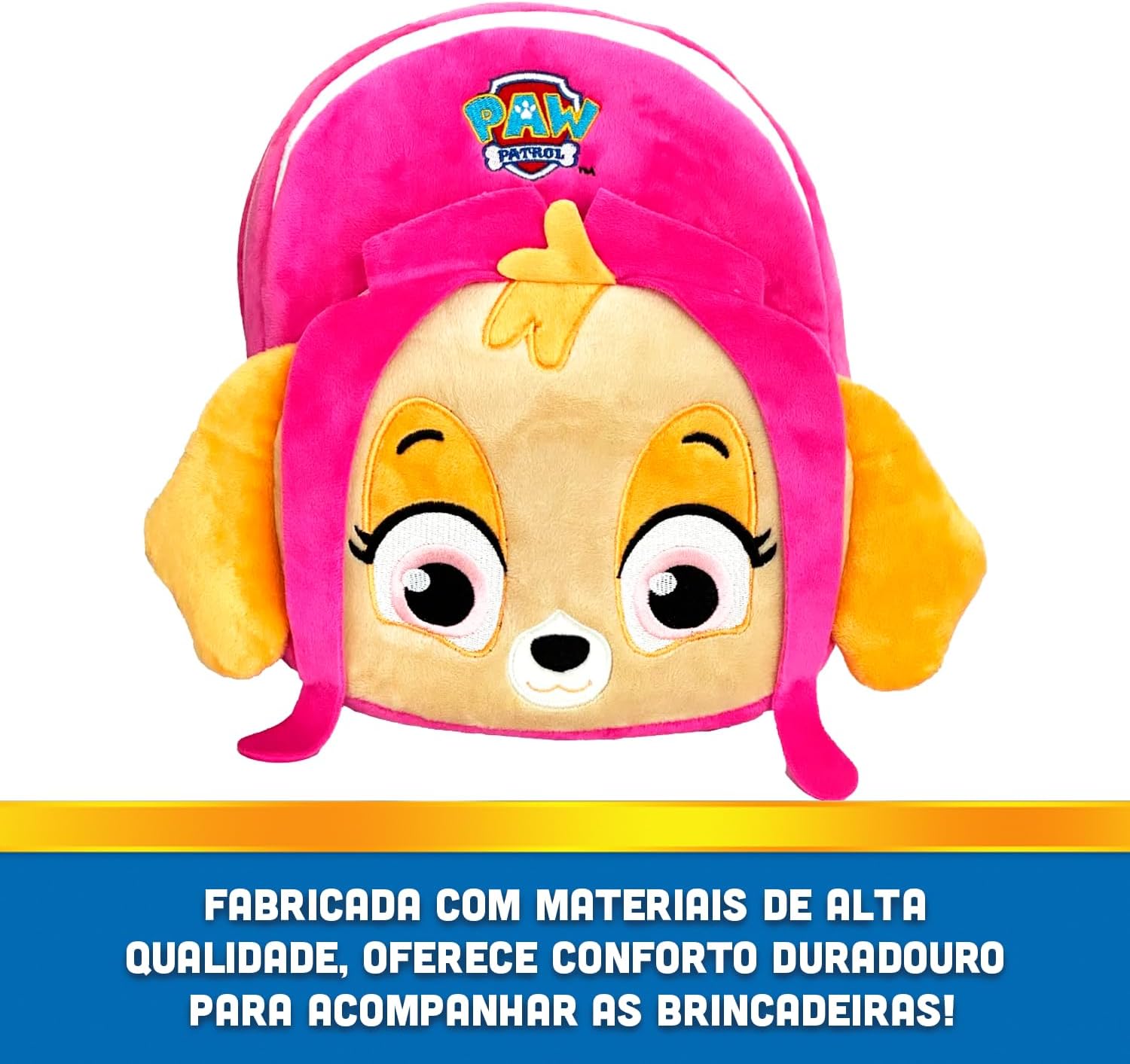 Mochila Infantil de Pelúcia Patrulha Canina Skye Candide 5