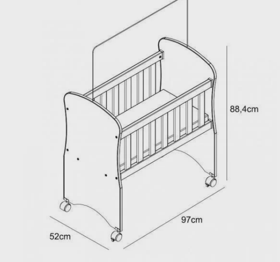 Mini Berço Peroba 3