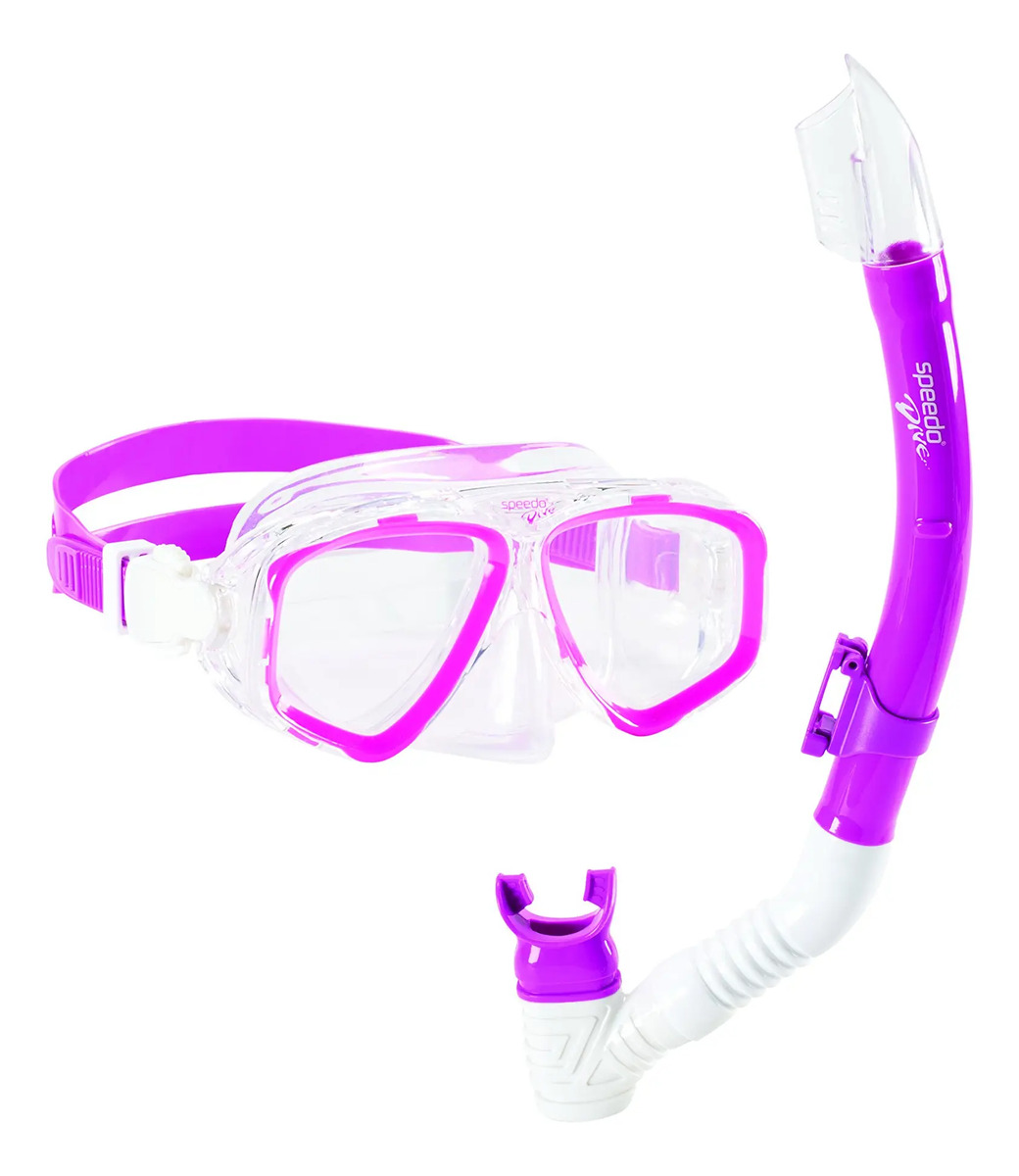 Kit Mergulho Speedo Dive Máscara + Snorkel Junior 1