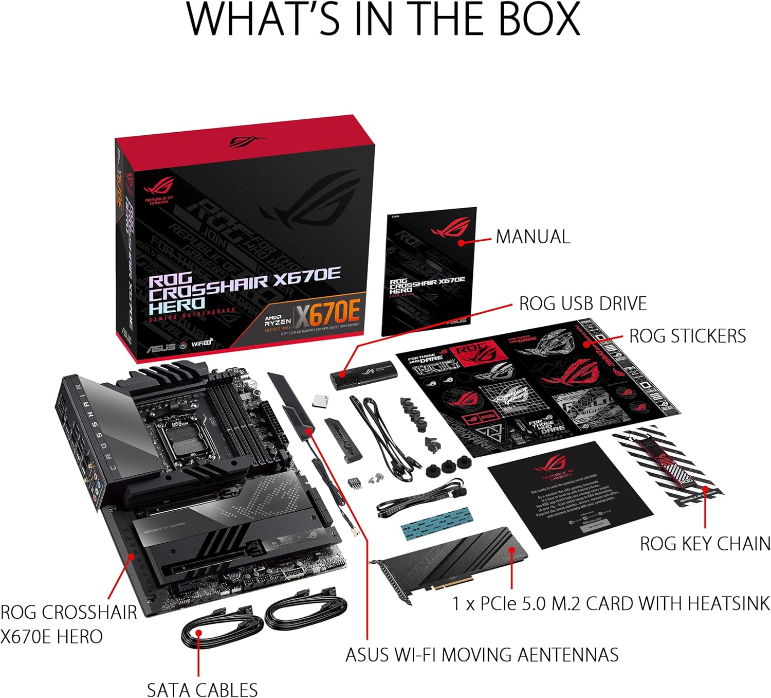 Placa-Mãe ROG Crosshair X670E HERO 3