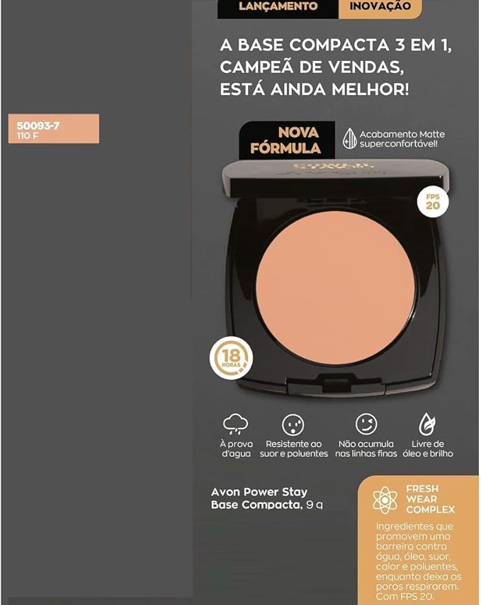 Base Compacta Avon Power Stay 3