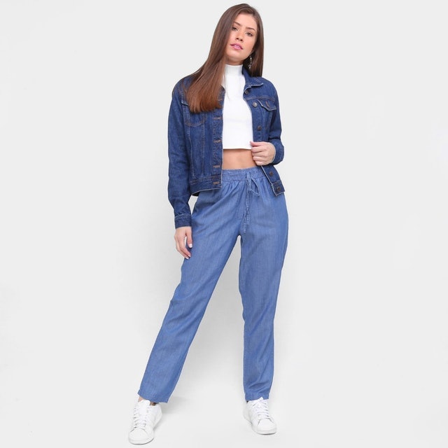 Jaqueta Jeans Básica Feminina 3