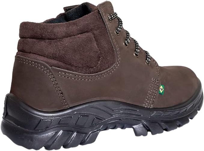 Bota Adventure de Segurança Unisex em Couro com C.A 3