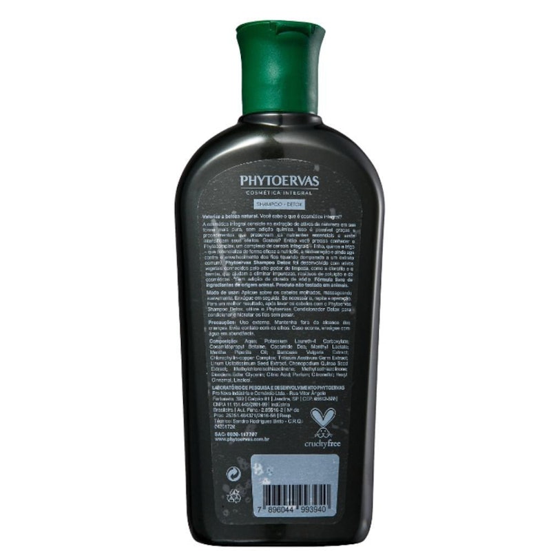 Pré-shampoo Phytoervas Detox 250ml no Shoptime