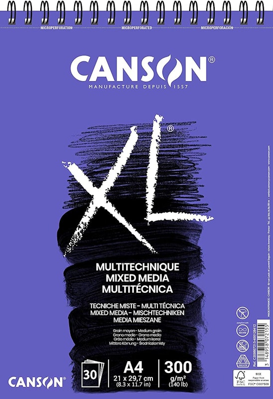 Sketchbook Canson XL Mixed Media Textured 1