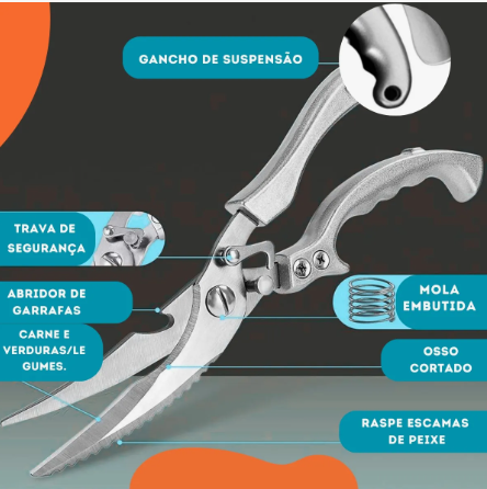 Tesoura de Cozinha Home 5