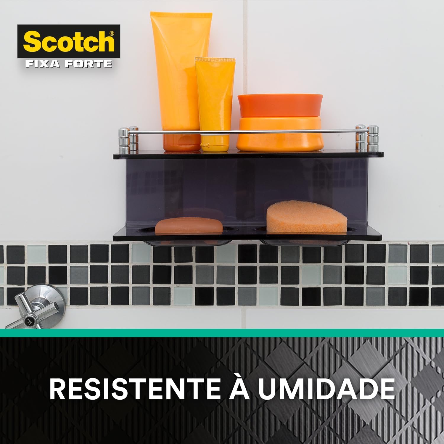 Fita Dupla Face 3M™ Scotch® Fixa Forte, Banheiros 4