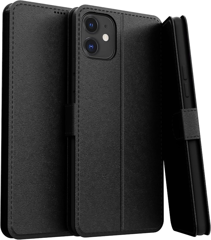 Capa Carteira Flip Couro Compatível Apple iPhone 12 Premium 5