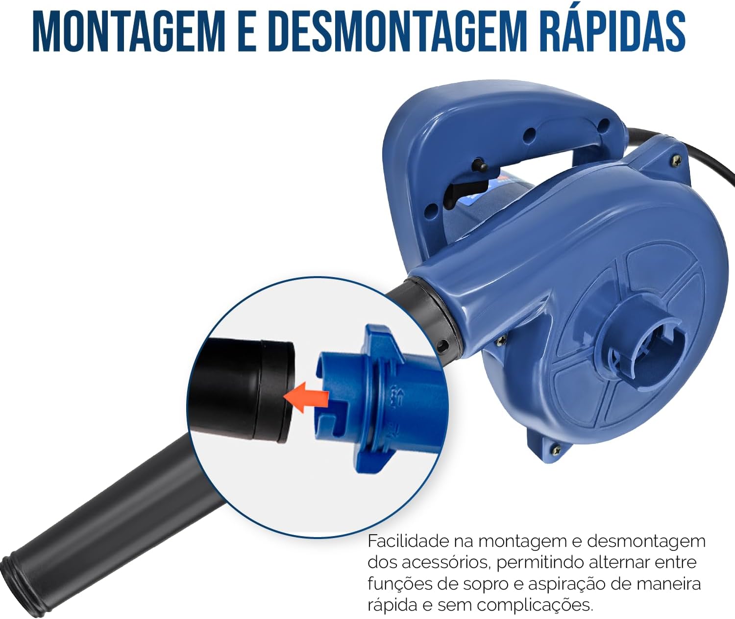 Soprador e Aspirador Elétrico de Folhas  3