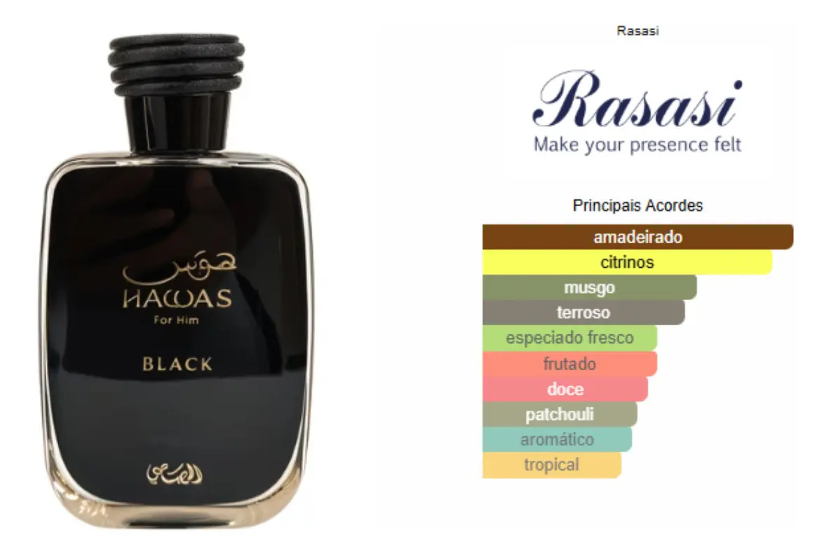Hawas Black For Him 2