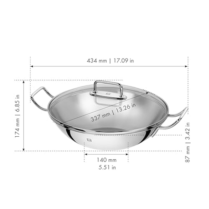Frigideira Wok Aço Inoxidável 3