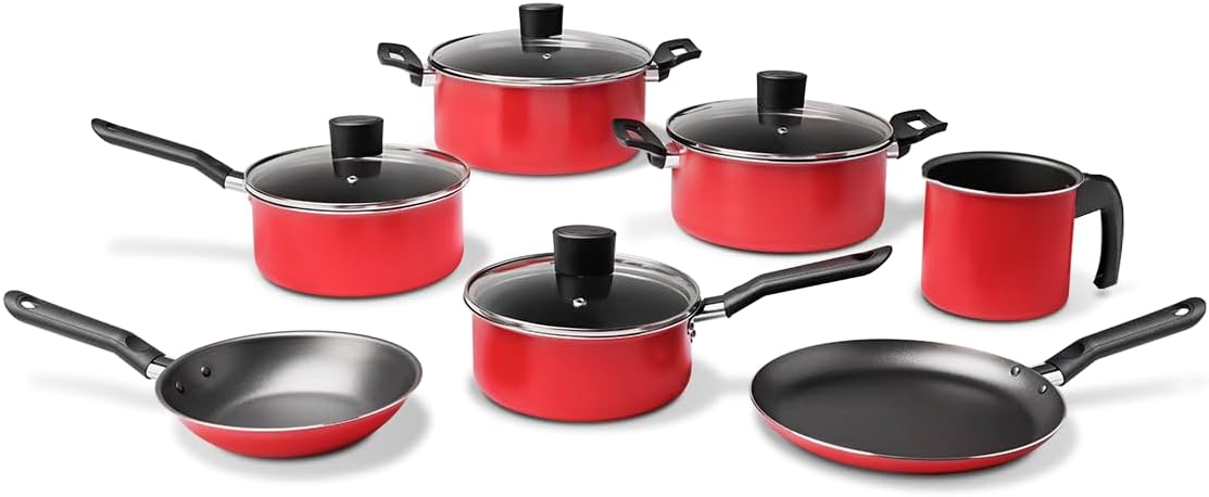 Jogo de Panelas Brinox Garlic Antiaderente Pro-Flon 7 Peças 1