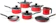 BRINOX Jogo de Panelas Brinox Garlic Antiaderente Pro-Flon 7 Peças 1