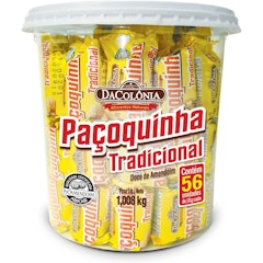 Paçoca Rolha Tradicional Balde DaColônia