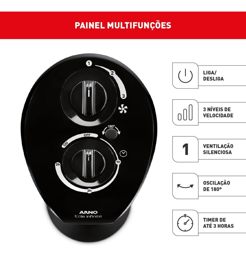 Ventilador de Torre Arno Eole Infinite Neol 3