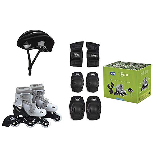 Kit Patins Infantil Roller Mor 2
