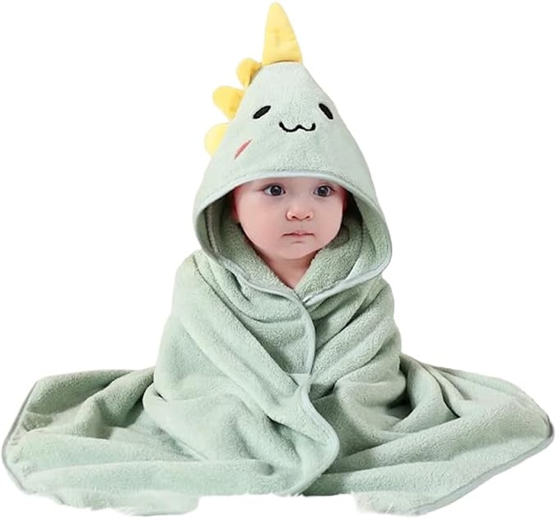 Toalha de Banho para Bebê com Capuz 1